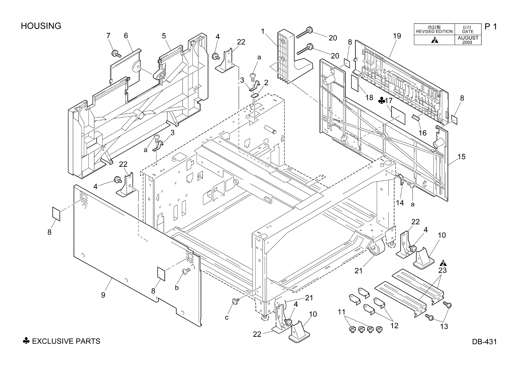 Konica-Minolta Options DB-431 Parts Manual-3